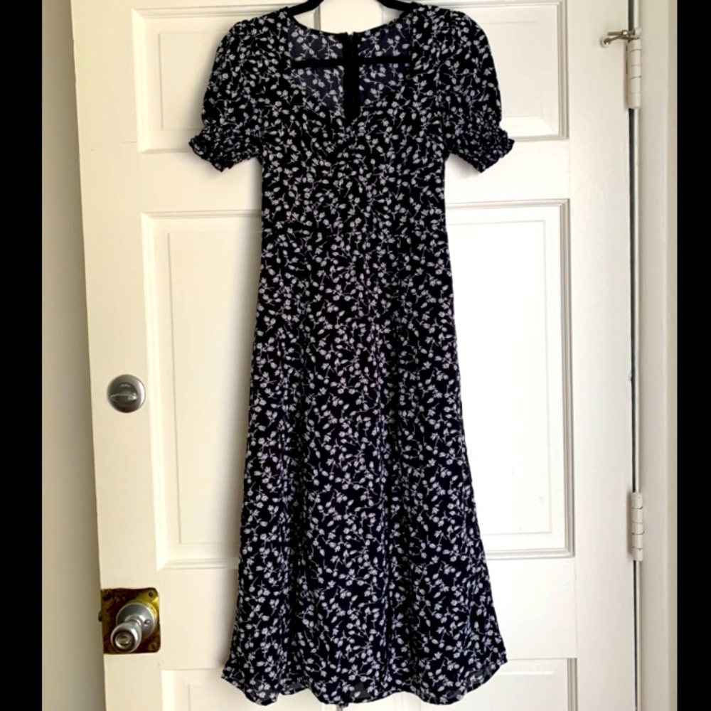 Over Kleshas B&W Reformer Dress